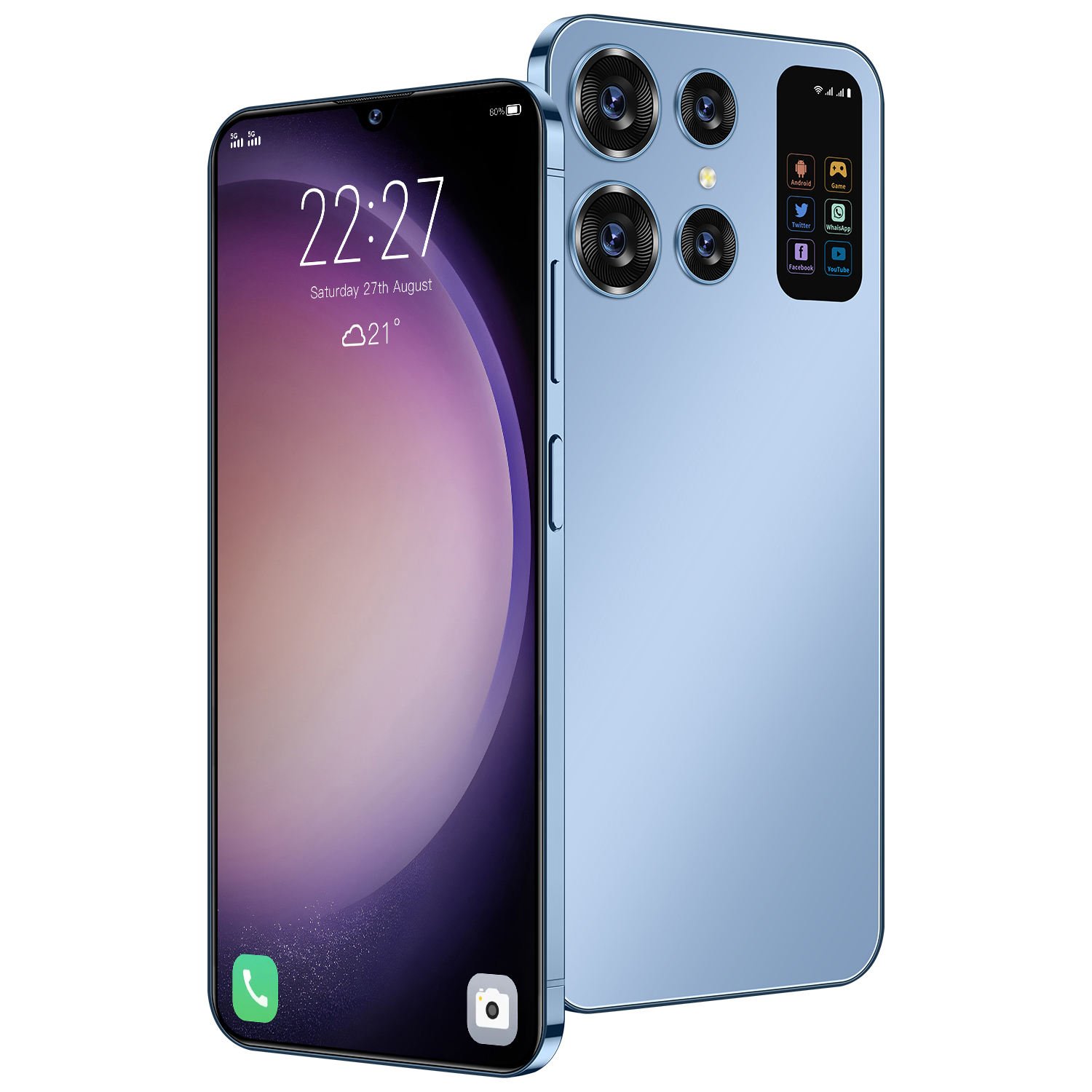 Android8.1 Smart Cell Phone Mobile Phone HD Quad Core New Smartphone Hot Cheap Original S24 Ultra 3G 2MP 5MP Infinix Smart 7 Hd